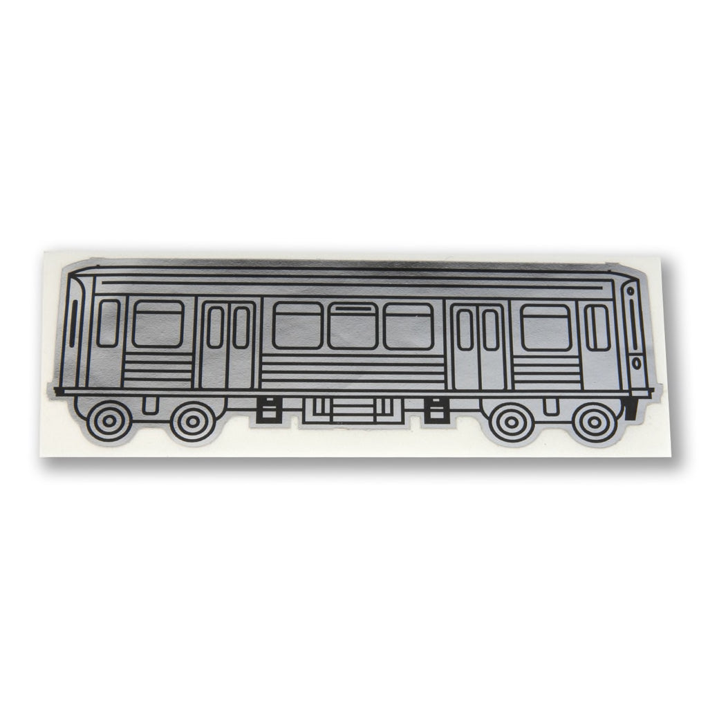 Chicago El Train Holographic Sticker
