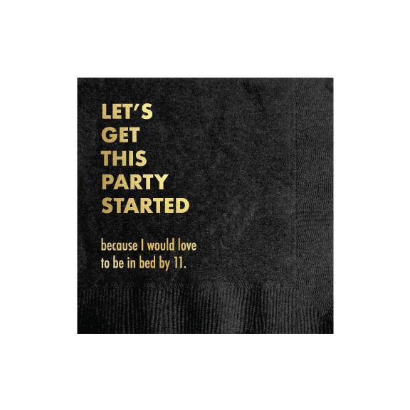 Let's Get This Party Started Party Napkins