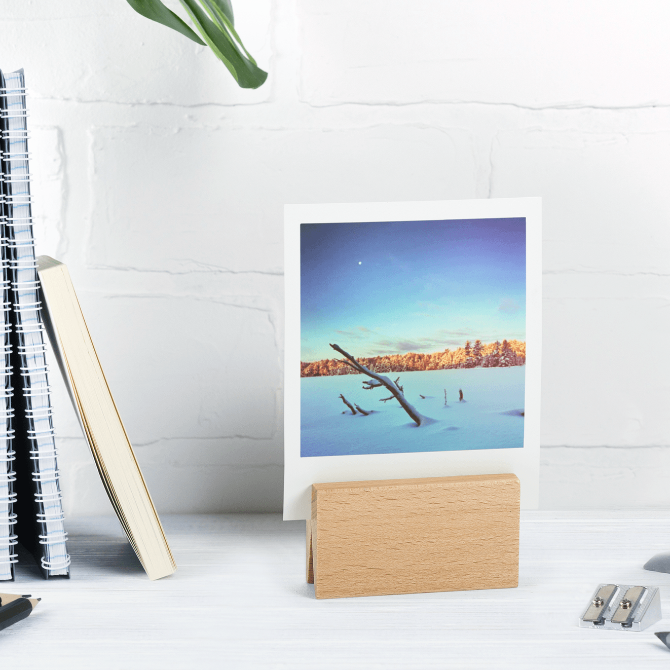Pinch Magnetic Wood Photo Frame
