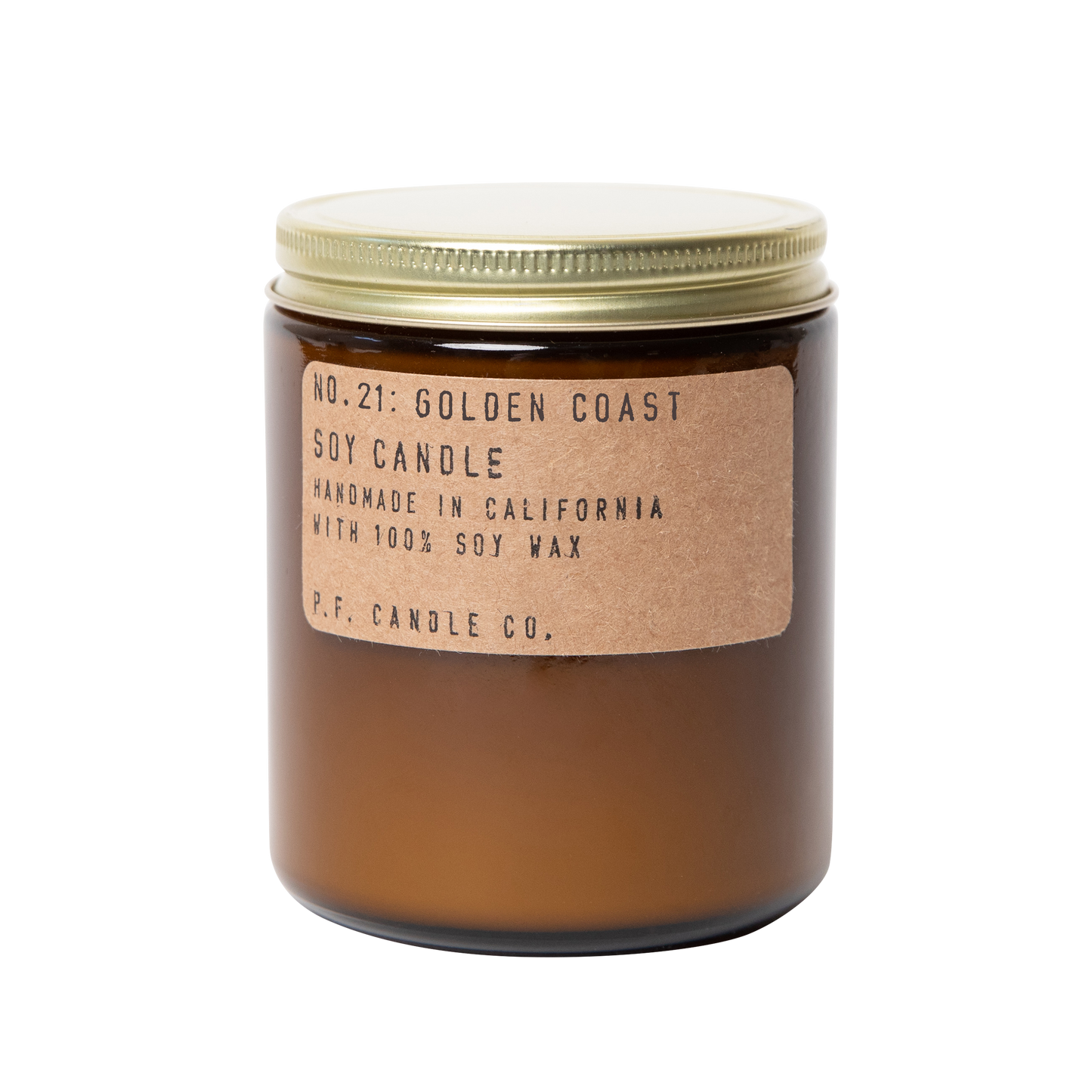 Golden Coast Amber Jar Soy Candle