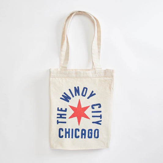 Windy City Chicago Star Tote Bag