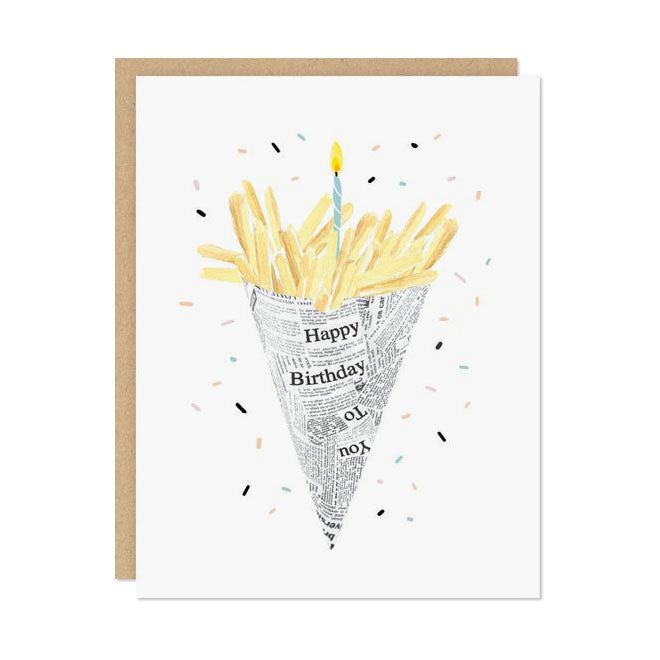 Birthday Fries Card