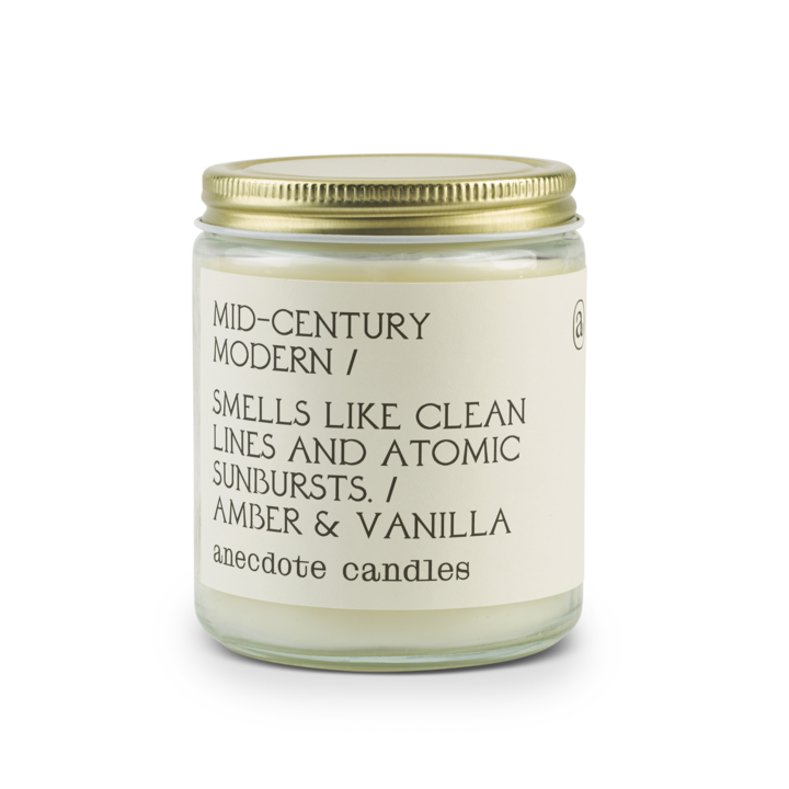 Anecdotal Coconut Soy Wax Glass Jar Candle