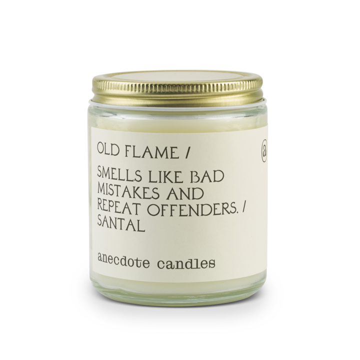 Anecdotal Coconut Soy Wax Glass Jar Candle