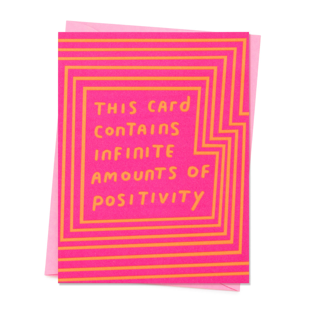 Infinite Positivity Card