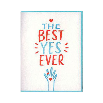 Best Yes Engagement Card