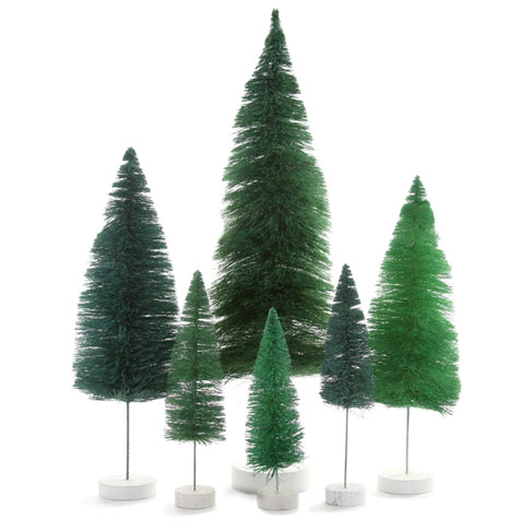 Retro Bottle Brush Holiday Tree