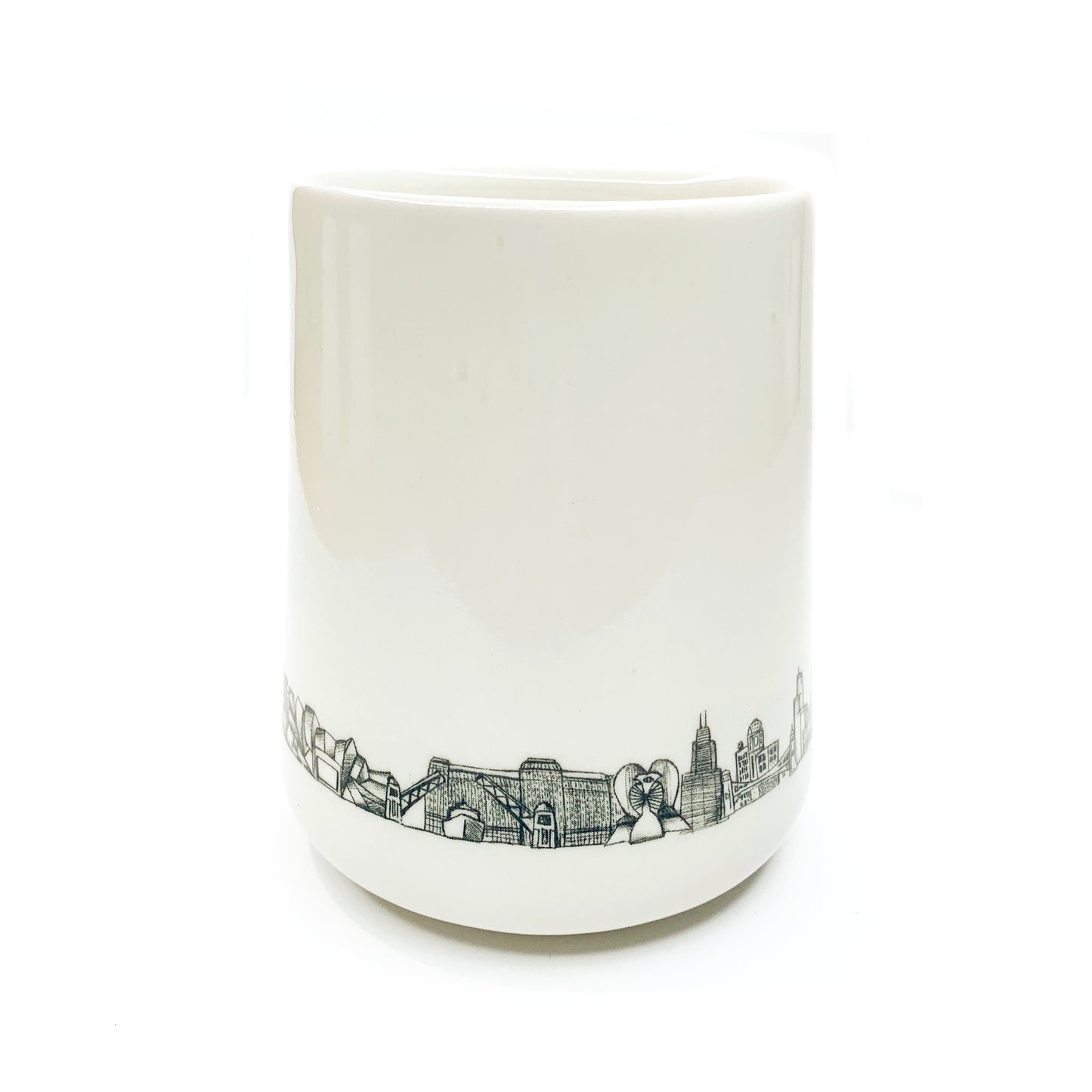 Chicago Skyline and Landmarks Ceramic Mug