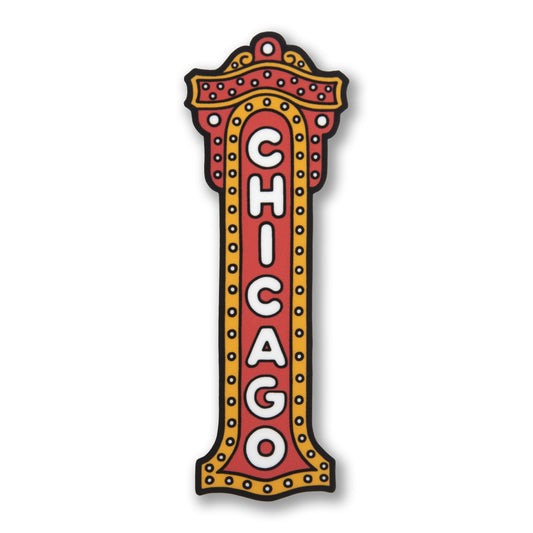 Chicago Theater Sign Sticker