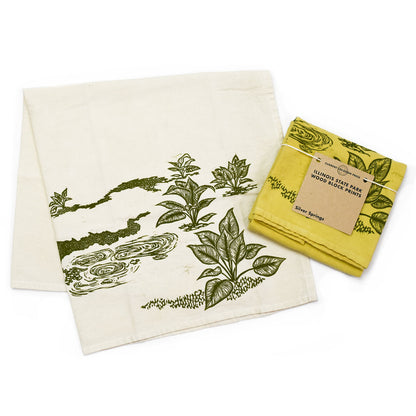 Hand-Dyed Illinois State Park Tea Towel