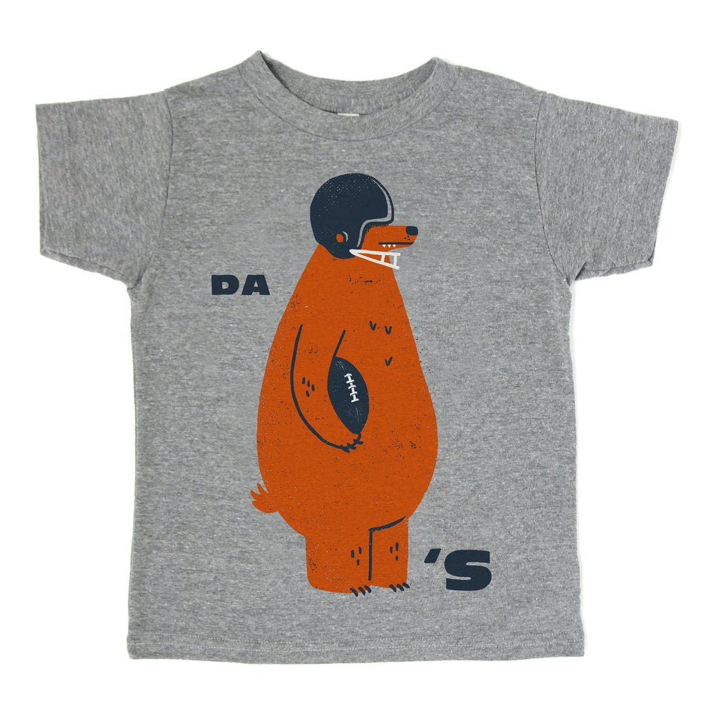 chicago bears gear Da Bears Chicago Football Kids Tshirt Youth Medium (Age 8-10)