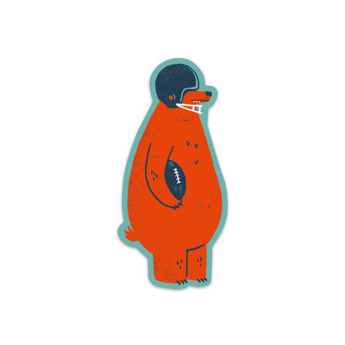 Da Bears Chicago Football Sticker