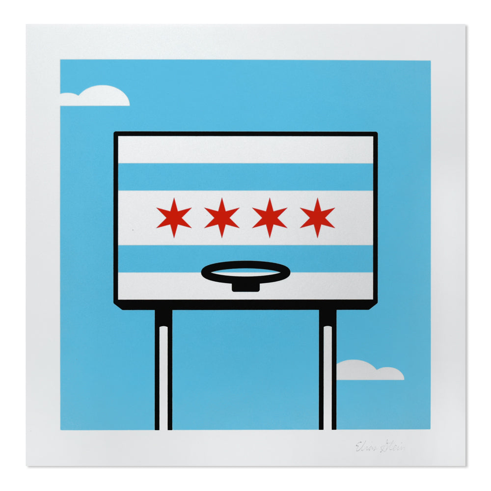 312 Basketball 12" x 12" Print