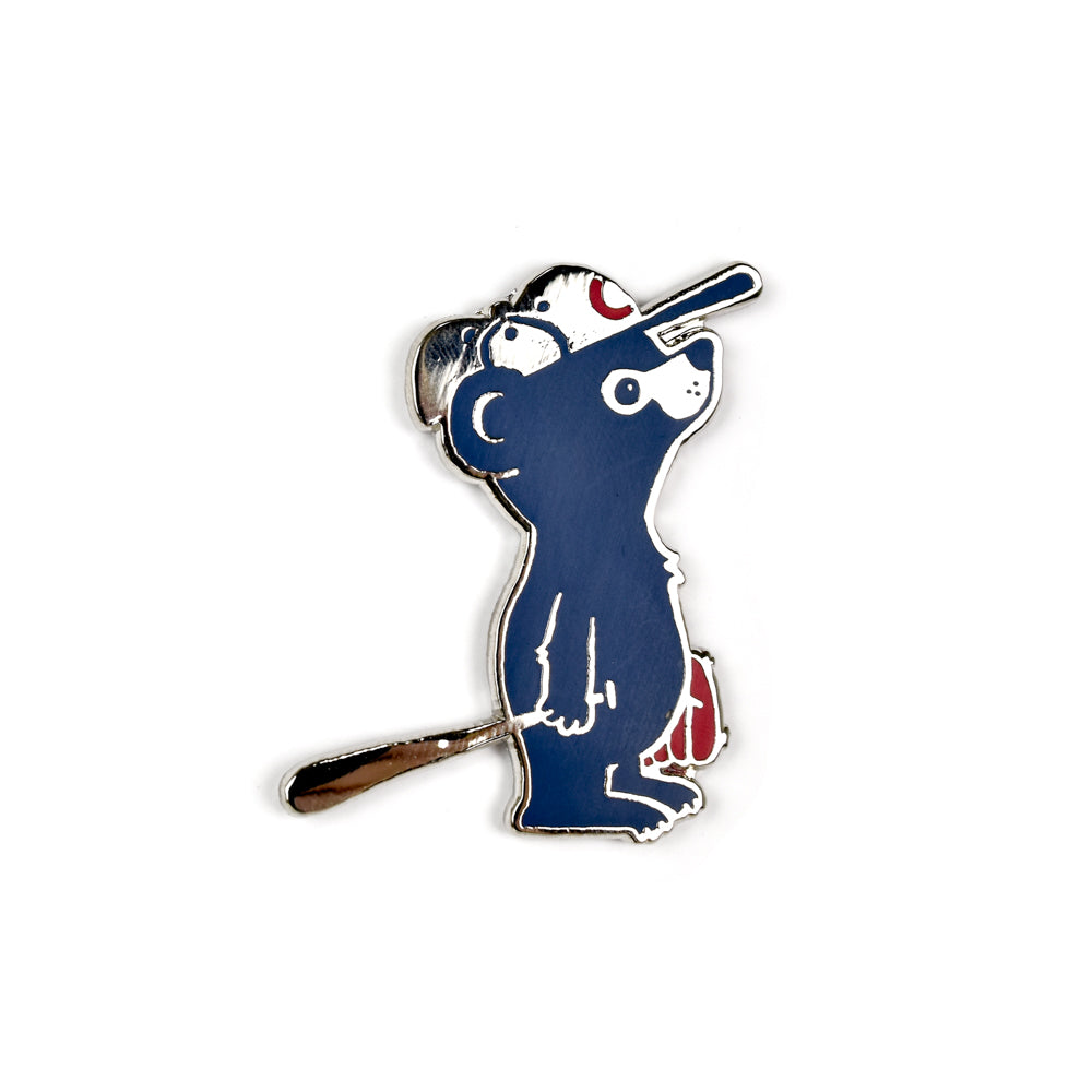 PinMart Pinmart's Chicago Baseball Fly The W Cubs Win Flag Enamel Lapel Pin, Adult Unisex, Size: 1, Grey Type