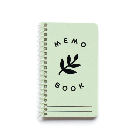 Fern Light Green Ruled Memo Book