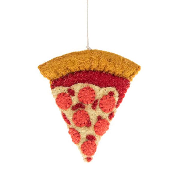 Chicago Pizza Felt Holiday Ornament