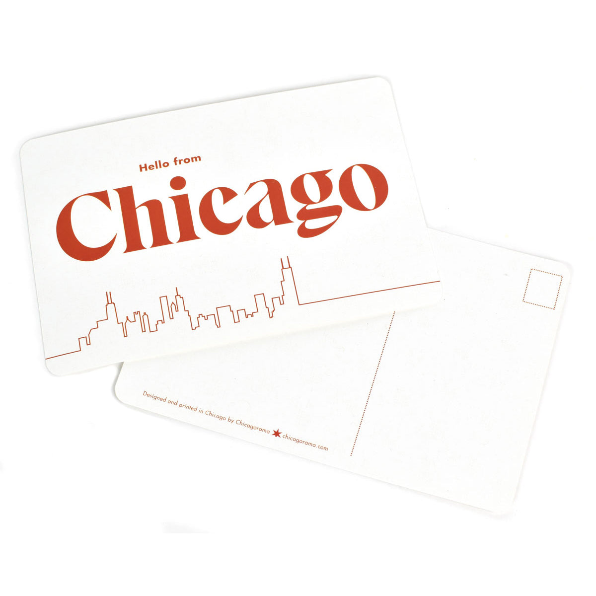 Hello from Chicago Postcard