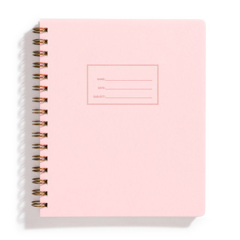 The Standard Spiral Ruled or Blank Notebook