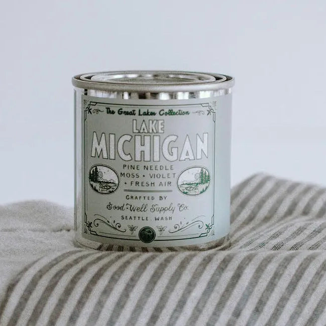 Lake Michigan Great Lakes 8 Oz Soy Wax Candle
