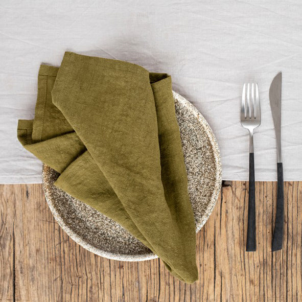 Linen Napkins from Stonewashed Linen