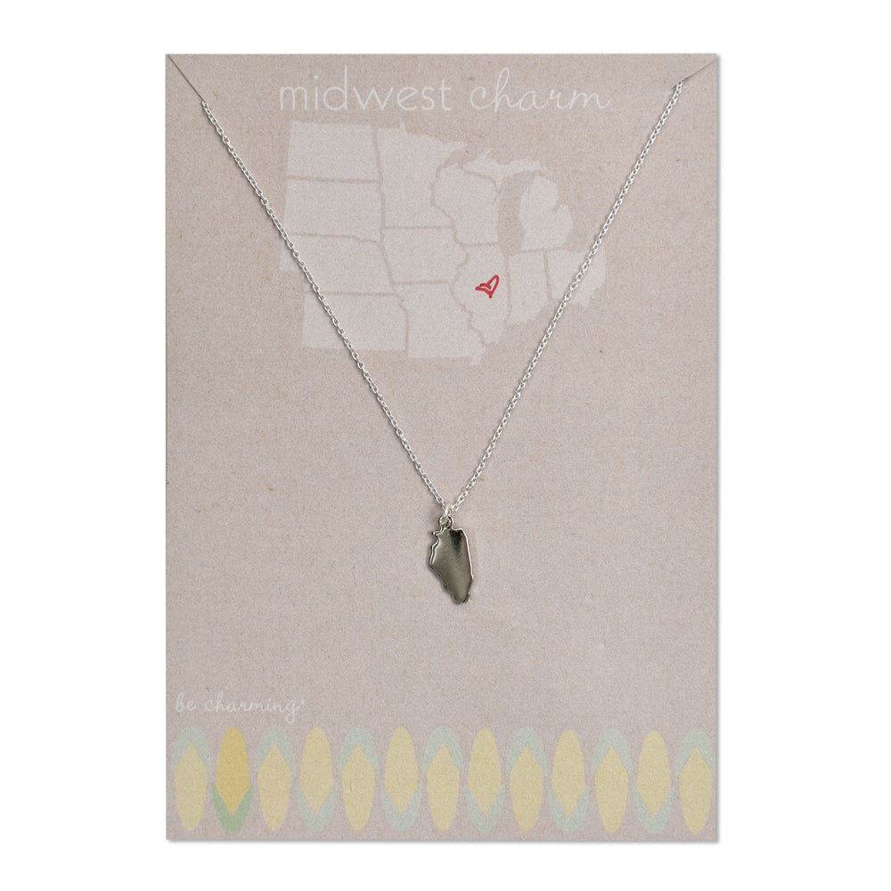 Midwest State Charm Necklace