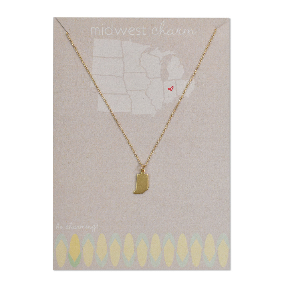 Midwest State Charm Necklace