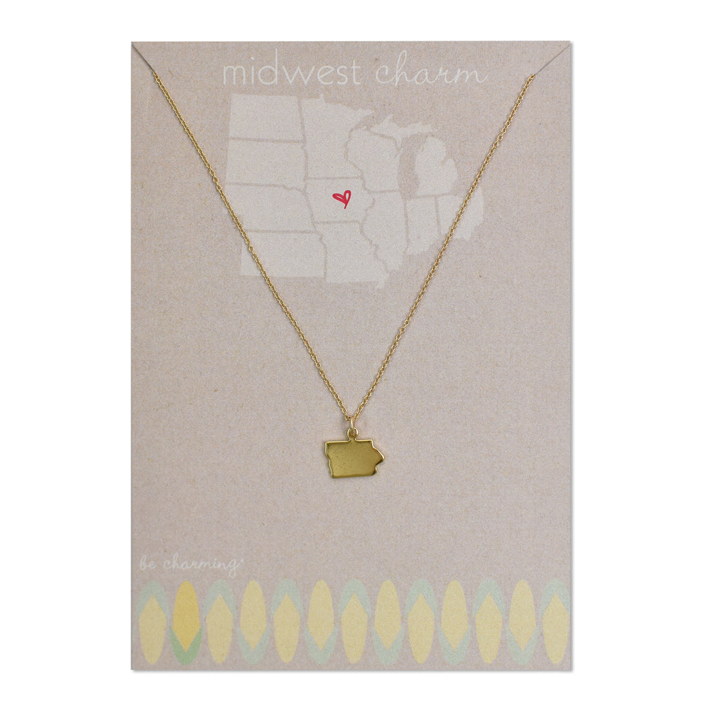 Midwest State Charm Necklace