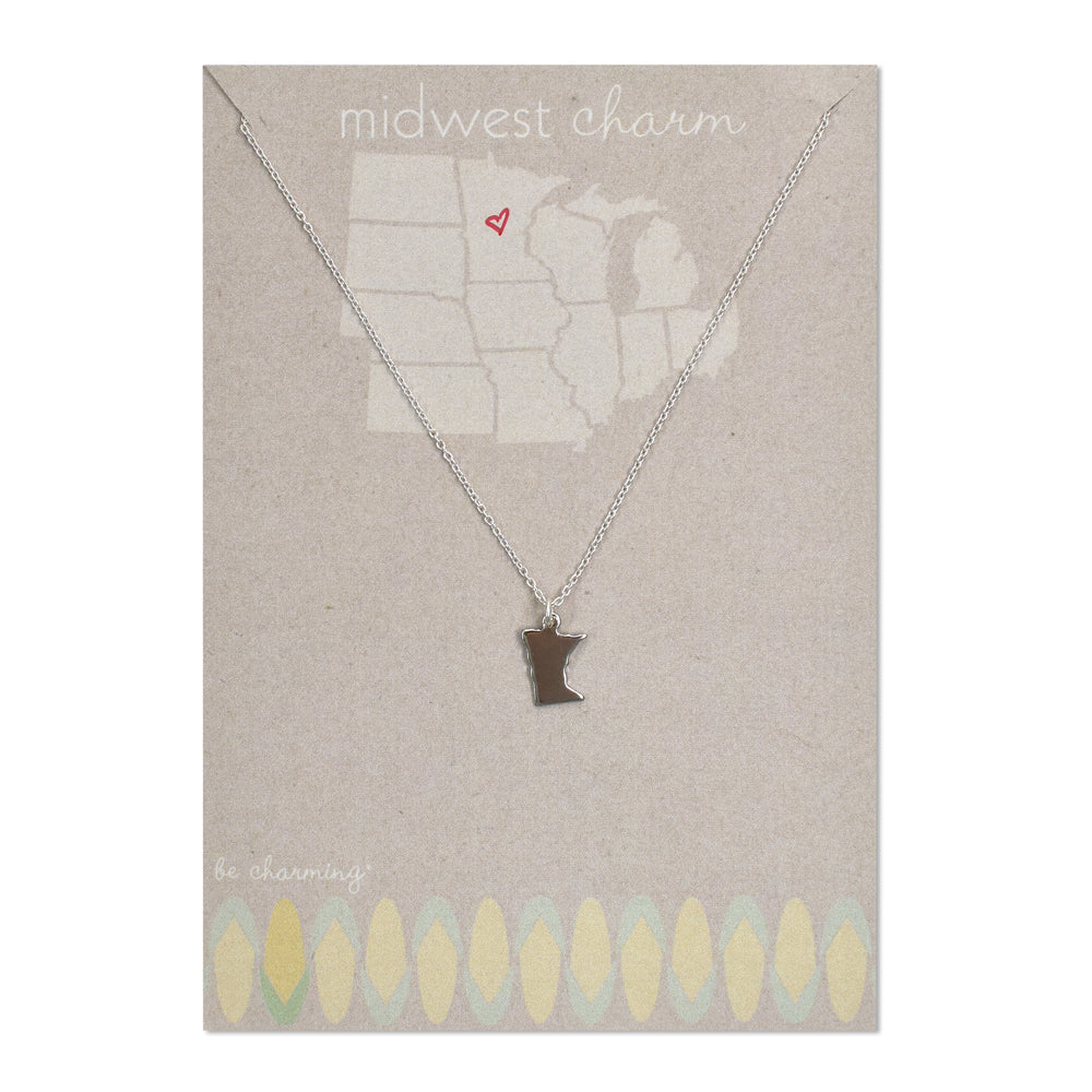 Midwest State Charm Necklace