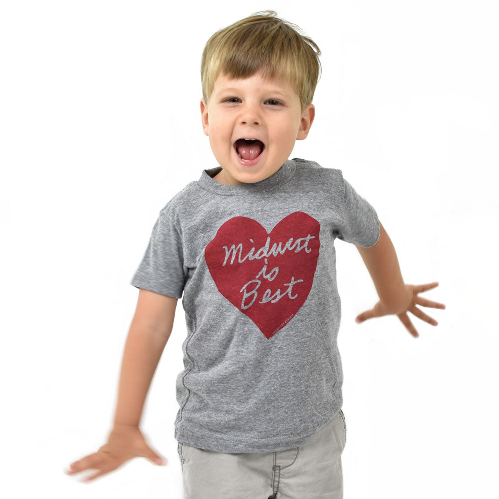 Midwest is Best Kids Tshirt