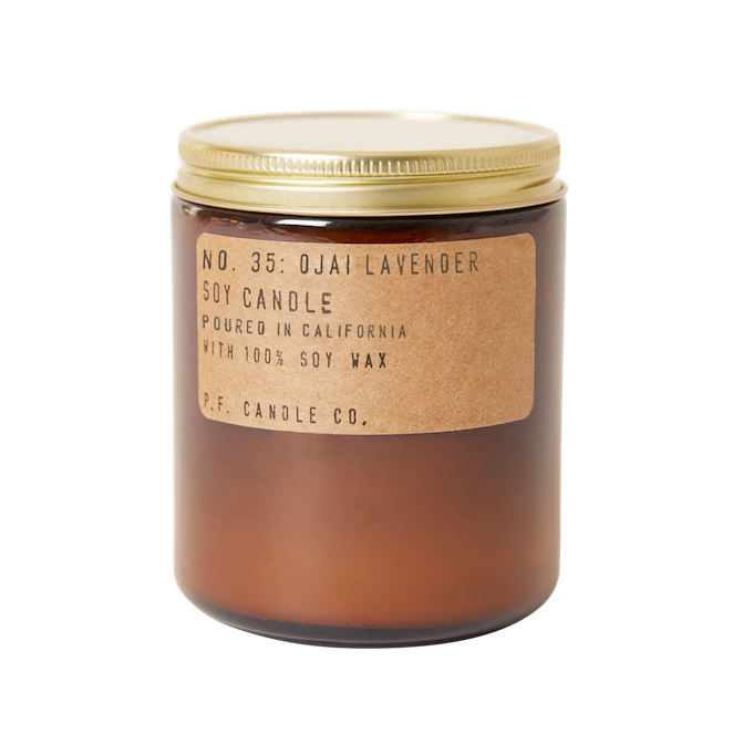 Ojai Lavender Amber Jar 7.2 Oz Soy Candle
