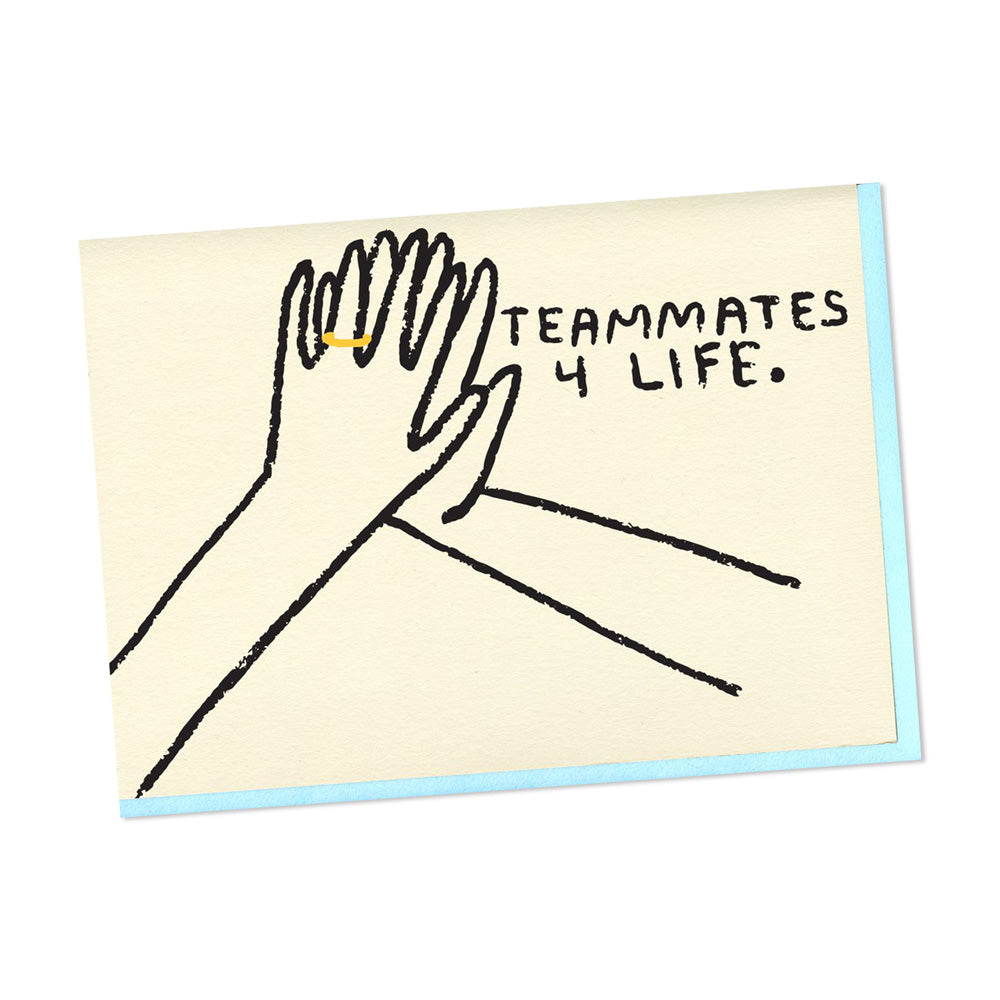Teammates 4 Life Wedding or Anniversary Card