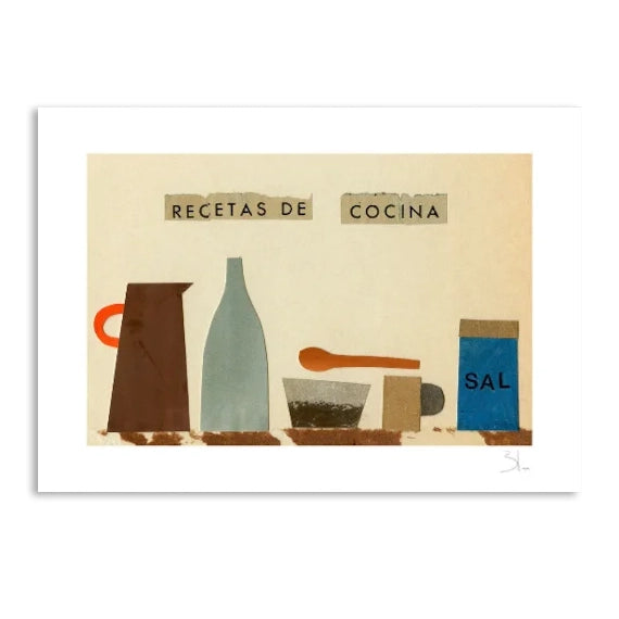 Recetas de Cocina 8.25" x 11.75" Archival Print