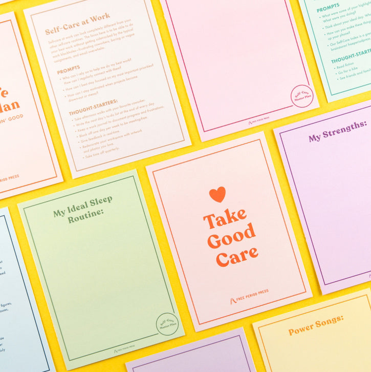 Self-Care Master Plan Booklet