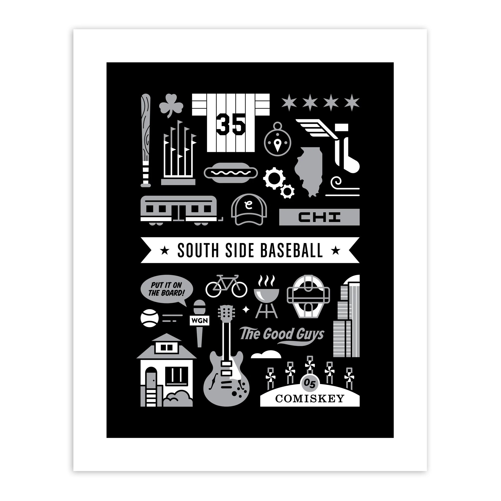 Chicago South Side Baseball 16 x 20 Print – Neighborly