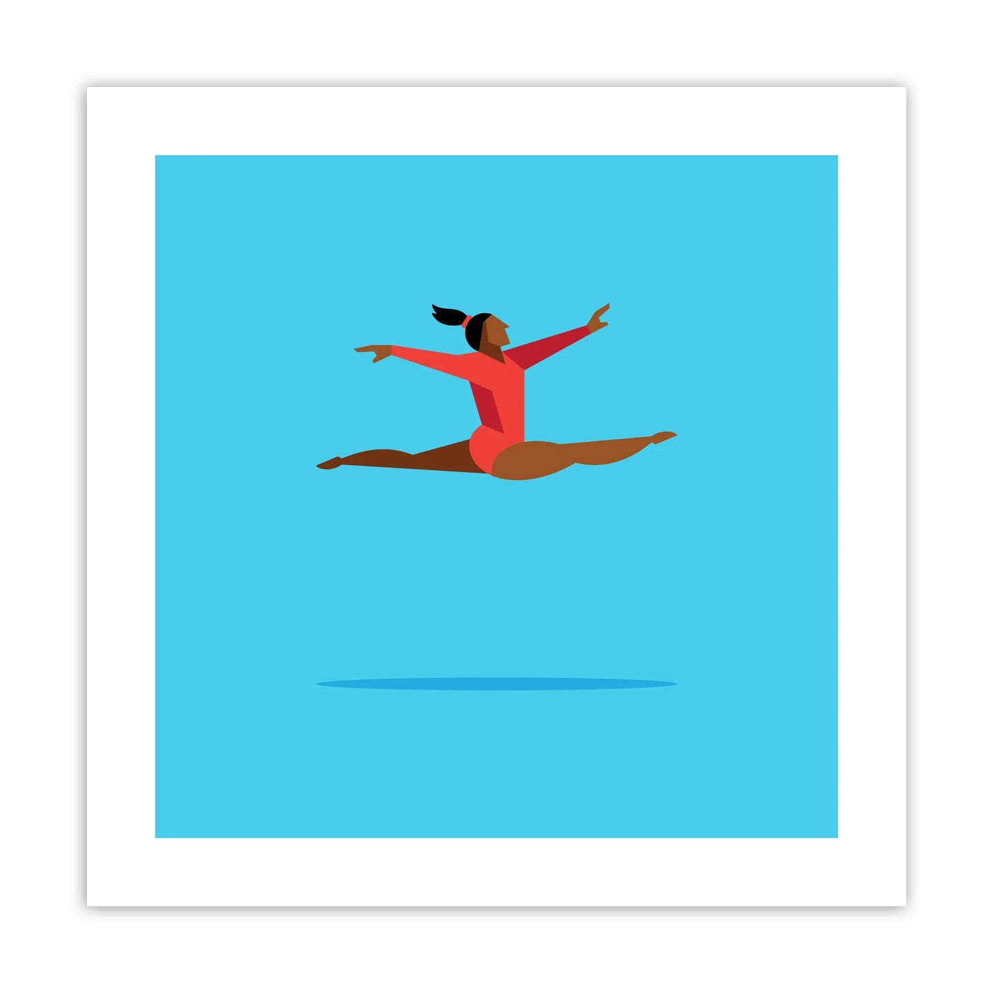 The Gymnast 12" x 12" Print