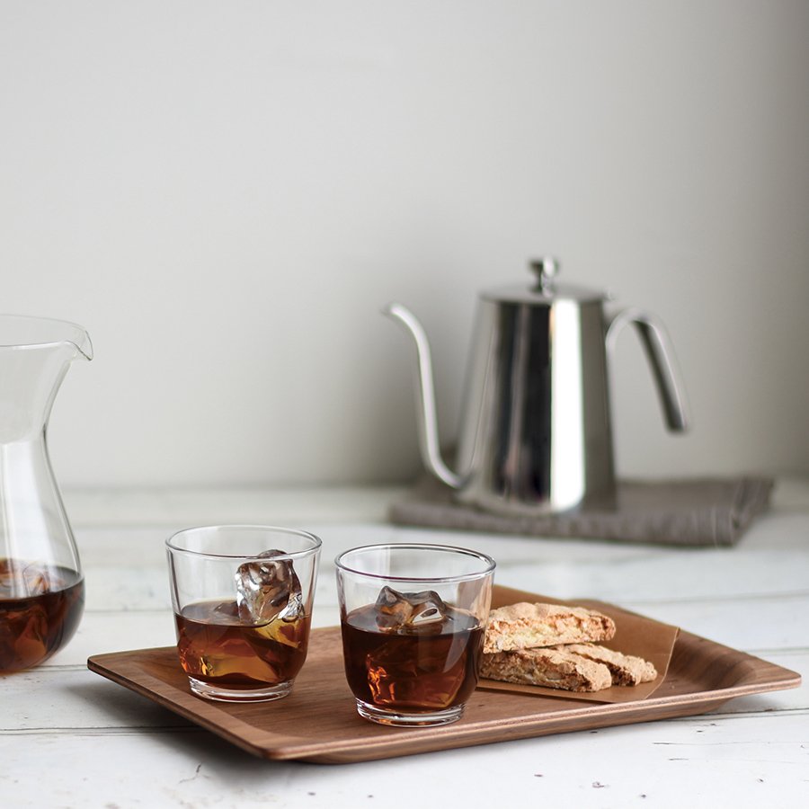 Walnut Rectangular Nonslip Wood Tray