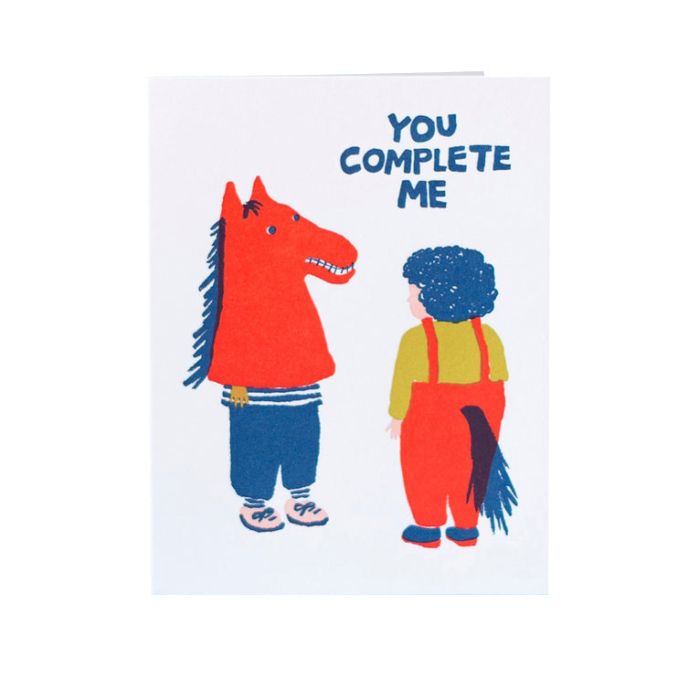 You Complete Me Greeting Card