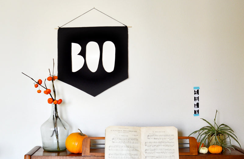 Make Something Sunday: DIY Halloween Boo Banner