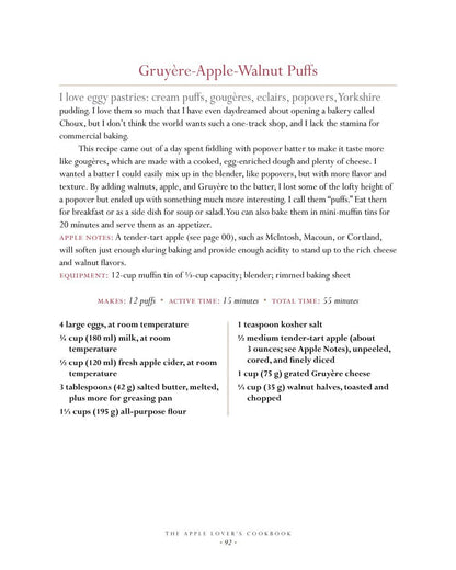 The Apple Lover's Cookbook
