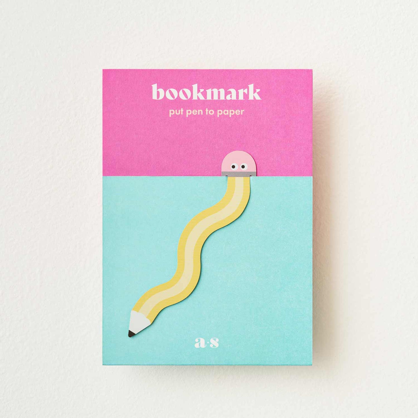 Yellow Pencil Metal Bookmark