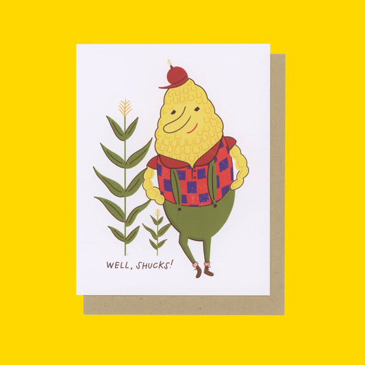 Well, Shucks! Corn Greeting Card