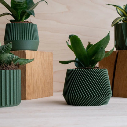 Eco-friendly 3D Printed Mini 2" Planter