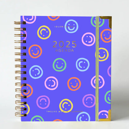 Twelve Month 2025 Spiral Yearly Planner