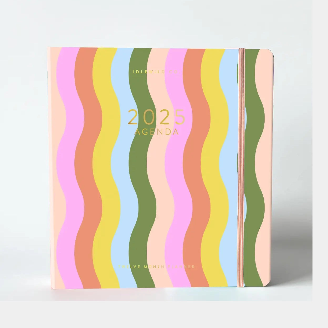 Twelve Month 2025 Spiral Yearly Planner