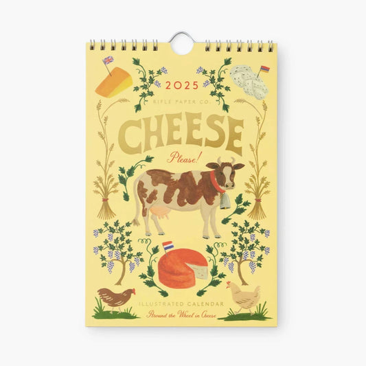 2025 Cheese Please Kitchen Wall Calendar