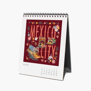 2025 Greetings from Around the World Desk Calendar