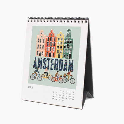 2025 Greetings from Around the World Desk Calendar