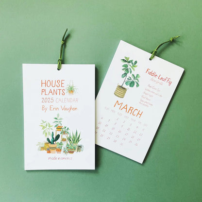 2025 House Plants Wall Calendar