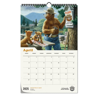 2025 Smokey Bear Wall Calendar