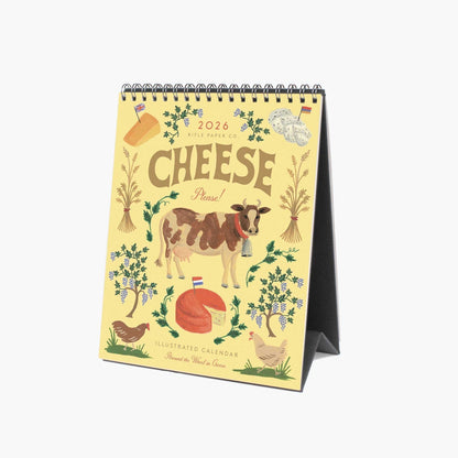 2026 Cheese Please Desktop Calendar